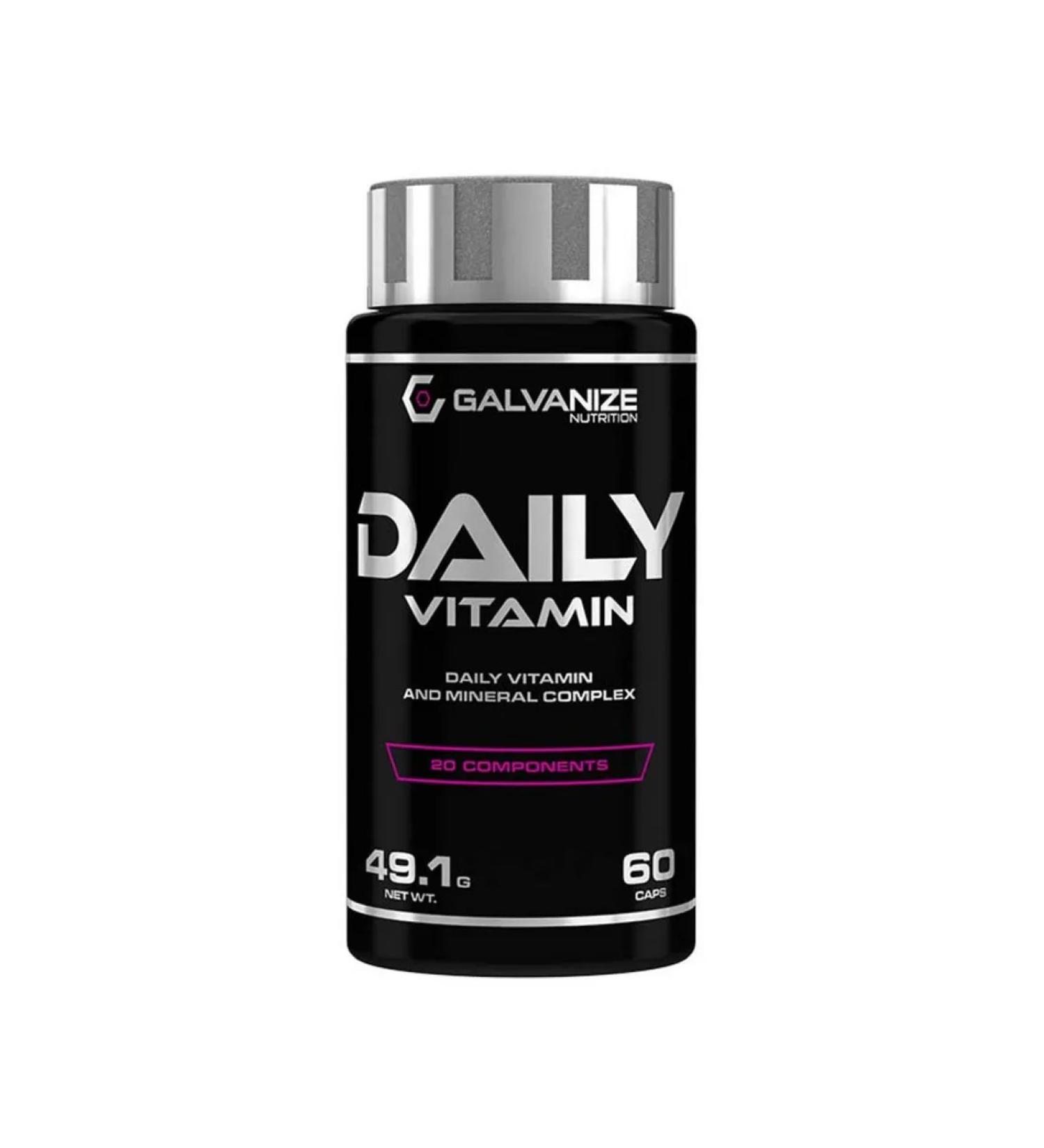 Galvanize Nutrition Vitamins for women and for men Daily Vitamin 60 capsules