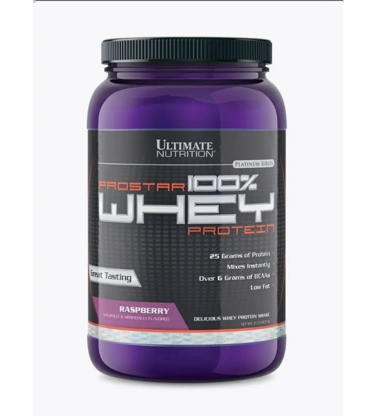 Ultimate Nutrition Wheypot Protein Prostar Whey Raspberry 910g