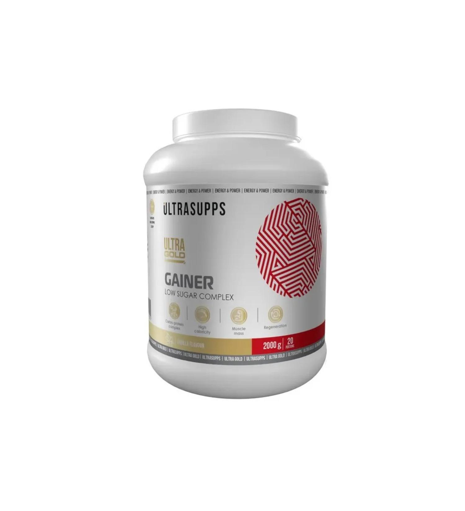 UltraSupps Gainer for a fast gain of 2 kg Ultra Gold vanilla