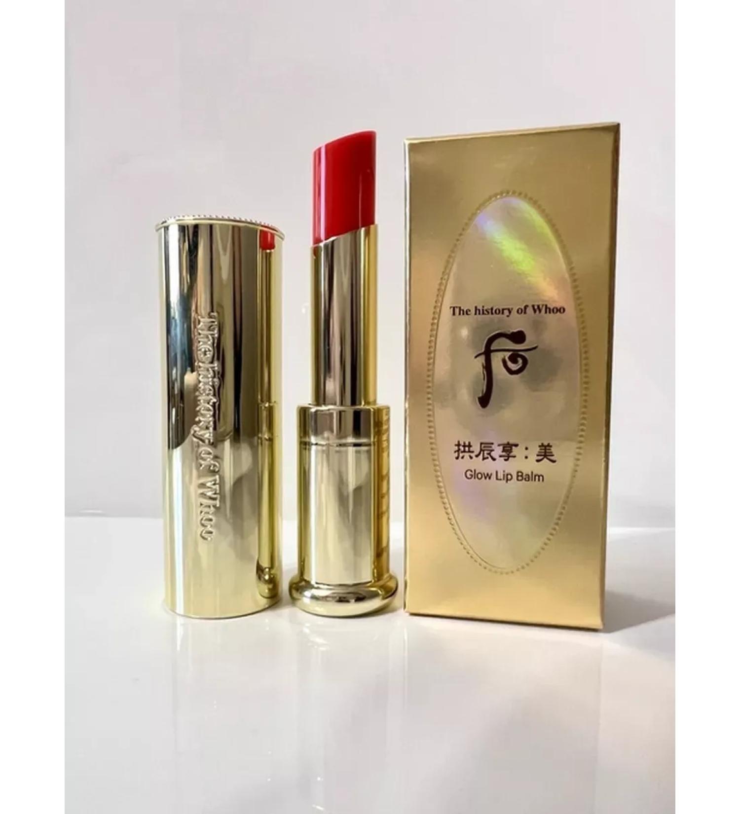 The History of Whoo Lip balm with SPF 10 Gongjinhyang Mi Glow Lip Balm (Red) - Buy Online on GoSupps.com