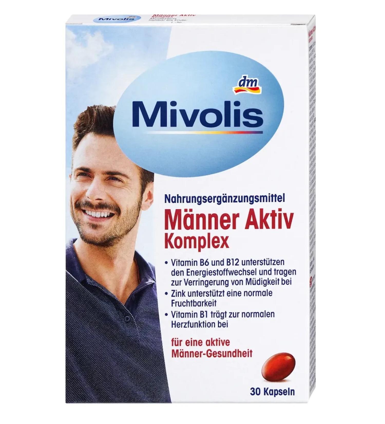 Mivolis Complex for men Manner Aktiv Komplex Germany - Buy Online on GoSupps.com