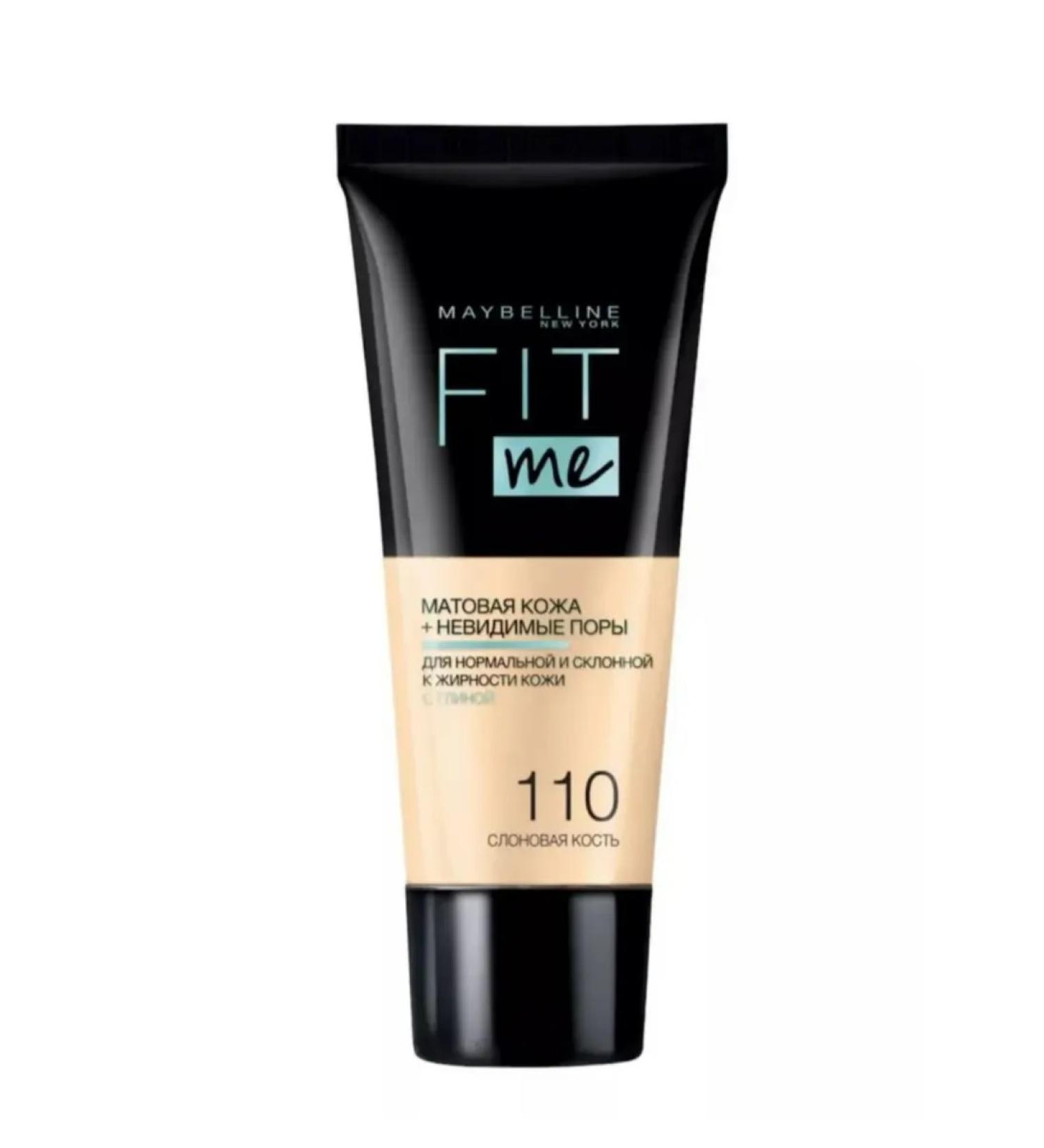 Maybelline New York Fit me matting tonal cream tone 110 - Buy Online on GoSupps.com