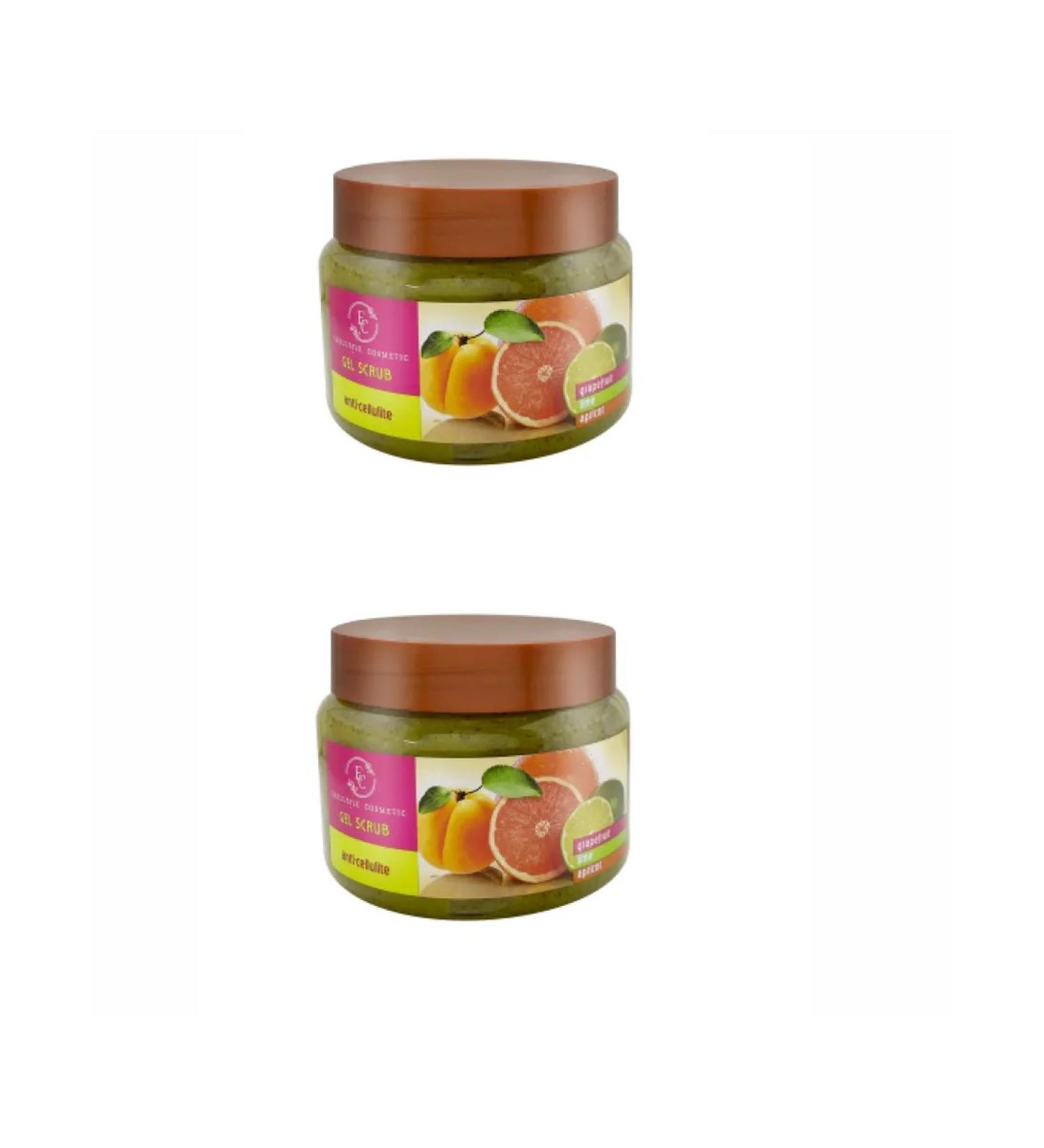 Exclusive cosmetics Anti-cellulite gel scrub 380 g 2 pcs - Buy Online on GoSupps.com