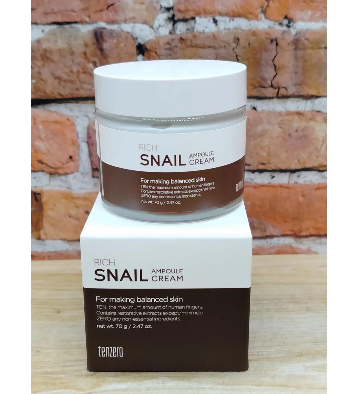 Tenzero Ampoule cream for the face neck and neckline