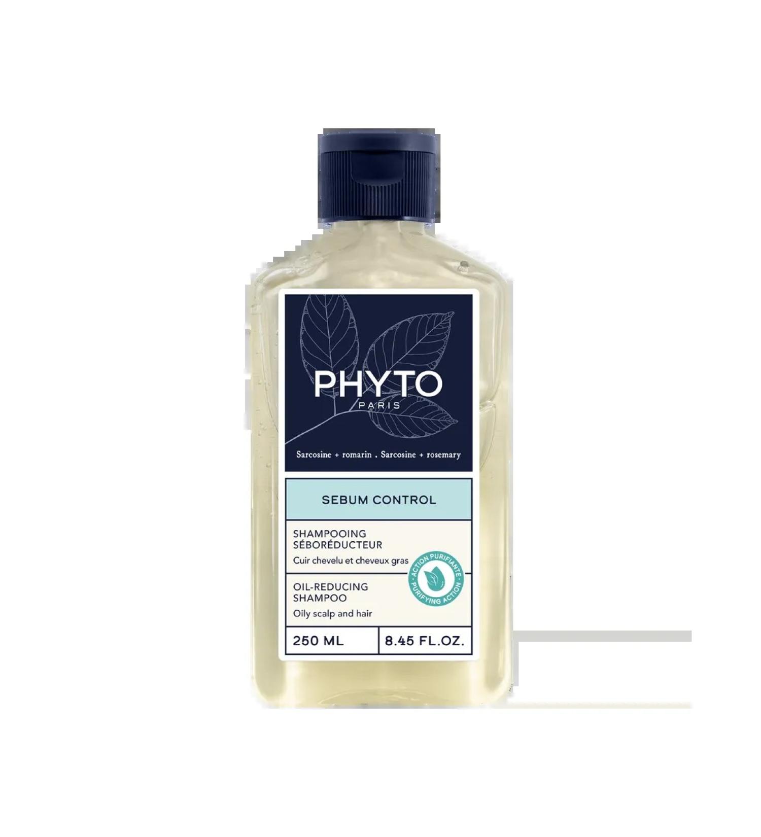 Phyto Sebum Control Hair shampoo prone to fat content 250 ml - Buy Online on GoSupps.com