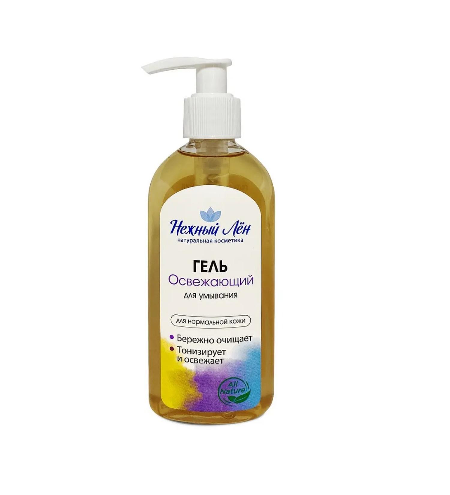 TENDER FLAX Washing gel "refreshing" for normal skin - Buy Online on GoSupps.com