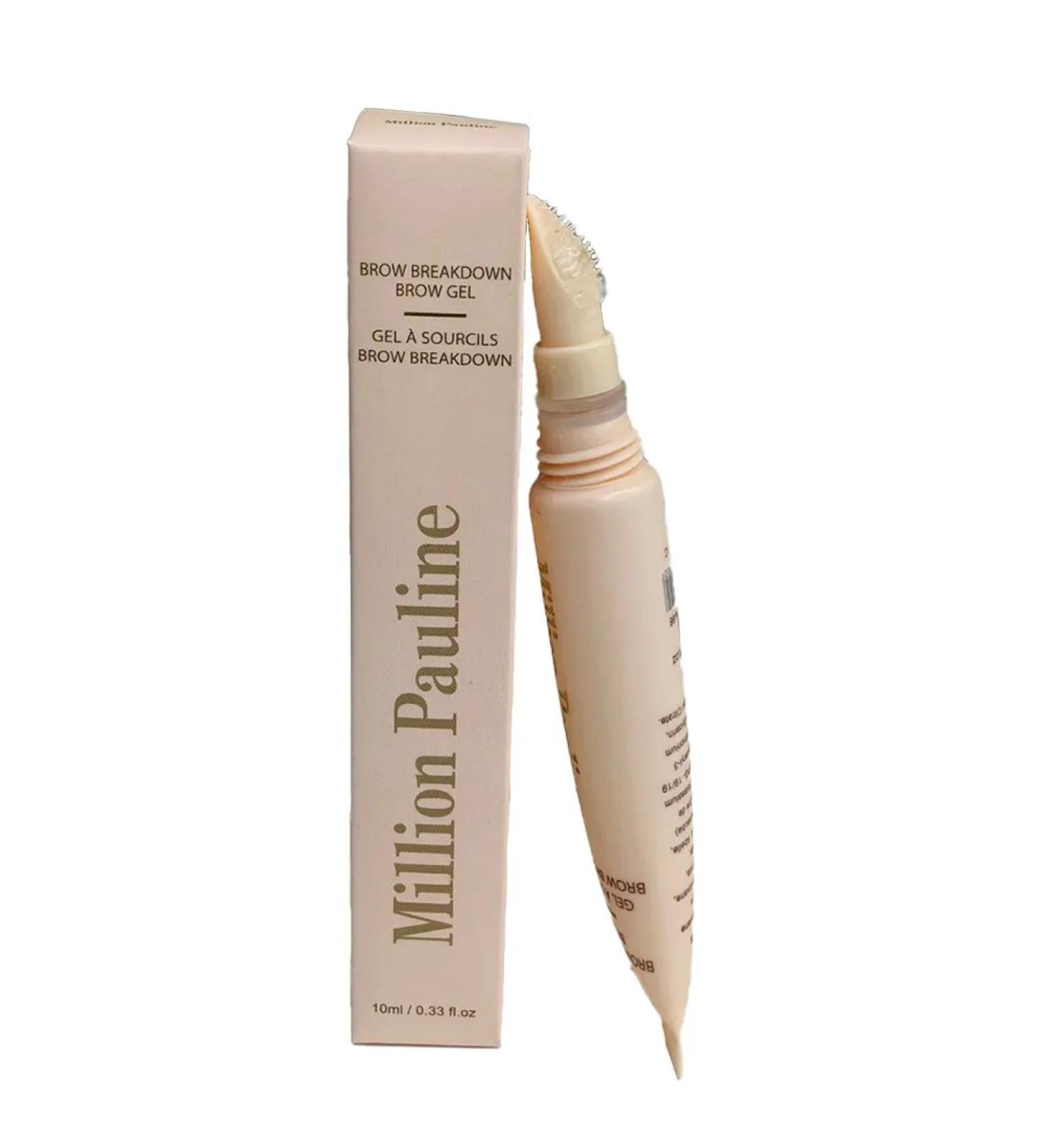 Million Pauline Transparent eyebrow gel with built -in brush - Buy Online on GoSupps.com