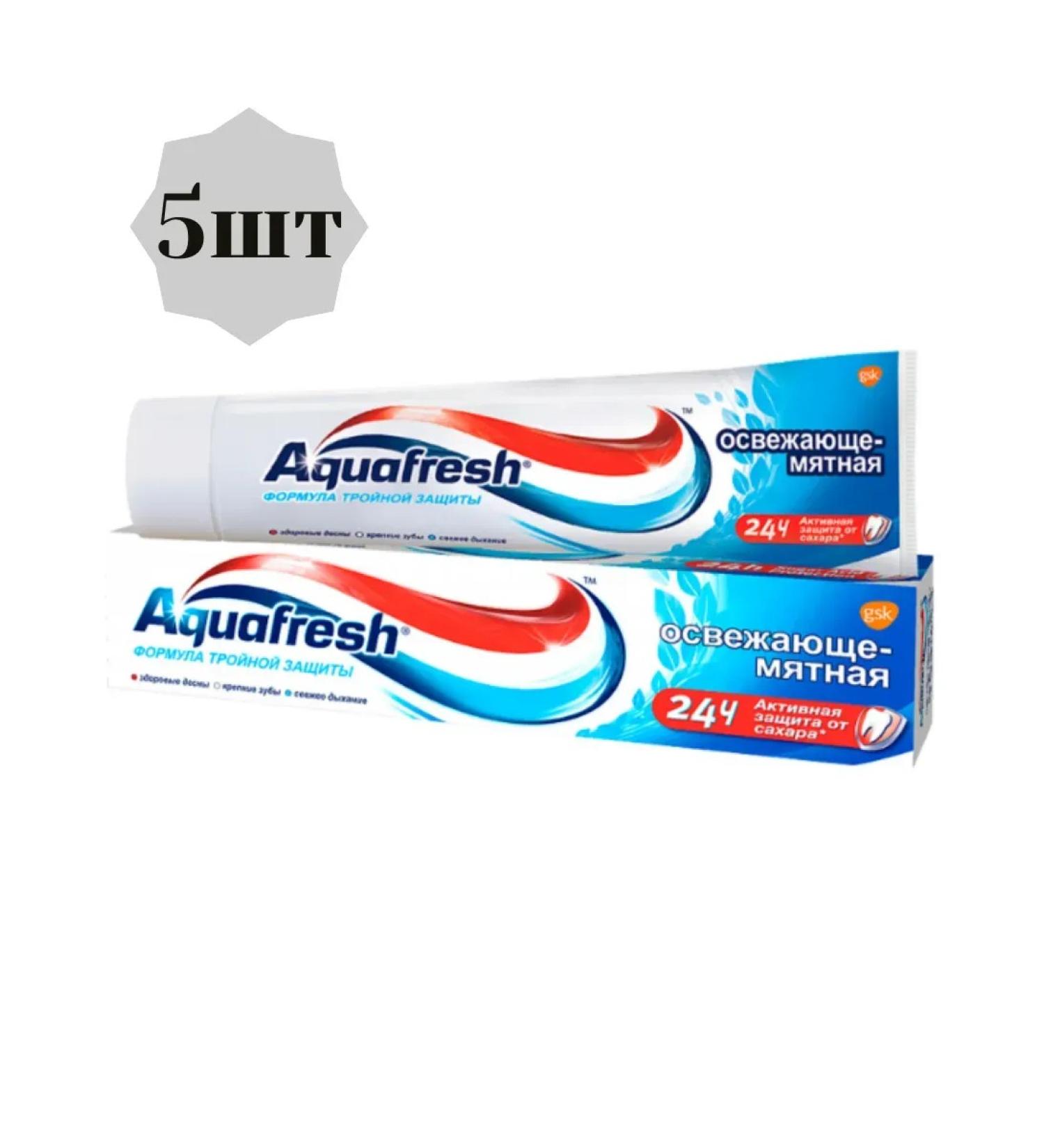AquaFresh Toothpaste z+ refreshing-craft 100ml 5pcs