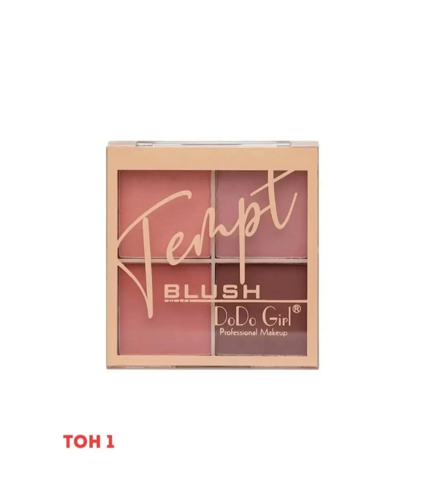 DoDo Girl Face blush 4V1 tone 1 - Buy Online on GoSupps.com