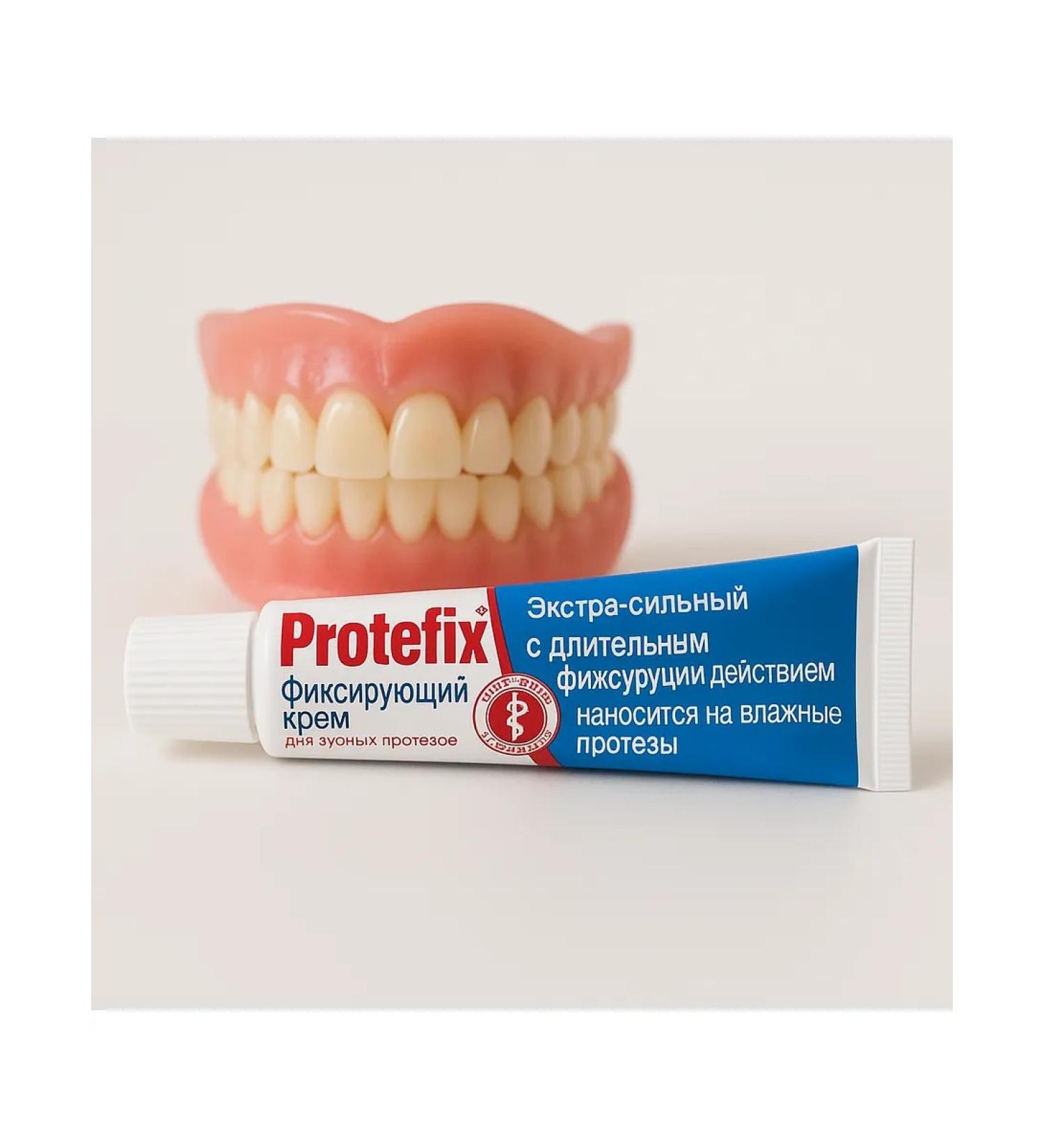 Protefix for dentures Cream for fixing dentures Protefix 47 g - Buy Online on GoSupps.com