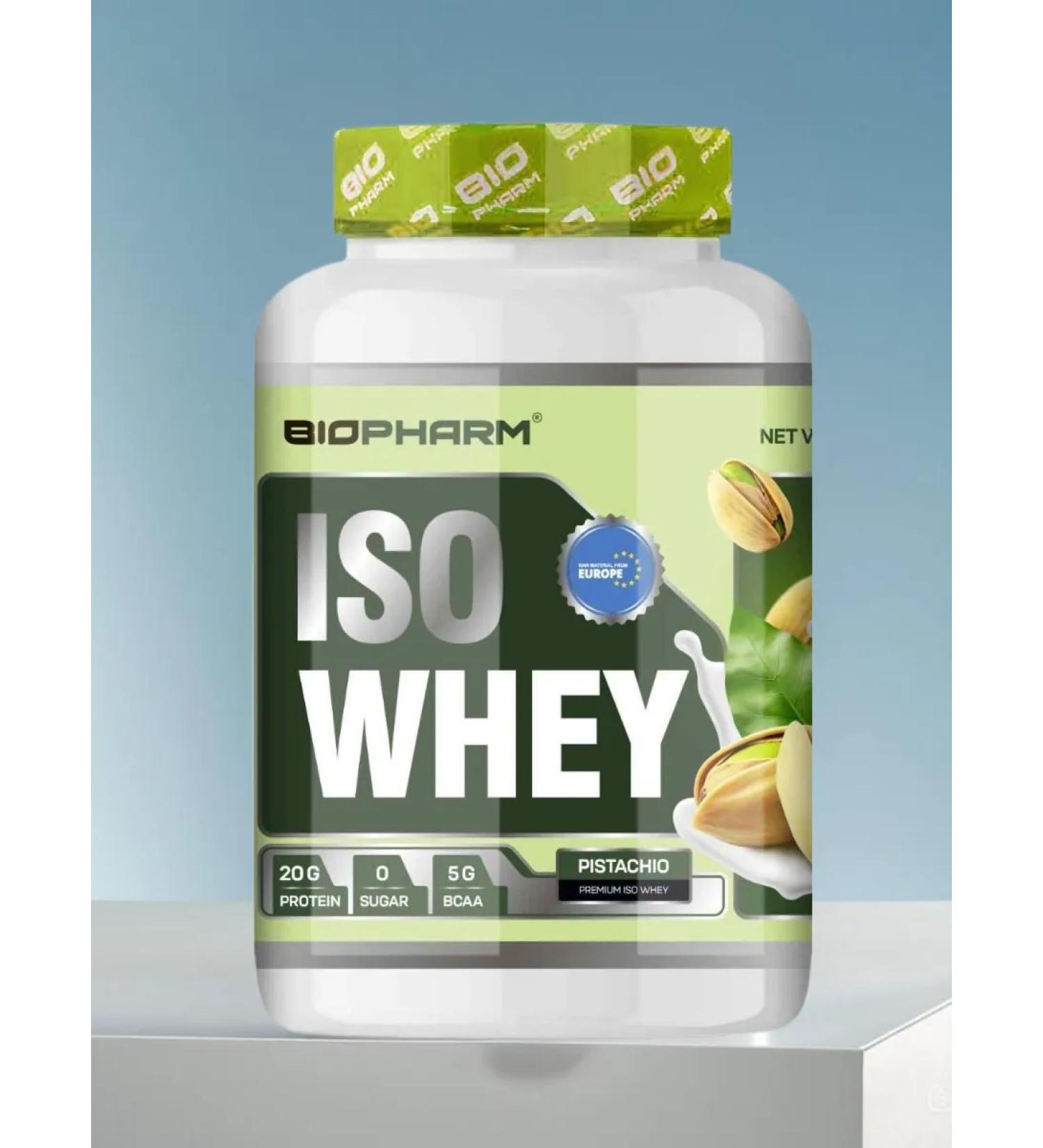 BioPharm Protein protein Premium ISO Whey Pistachi 1920