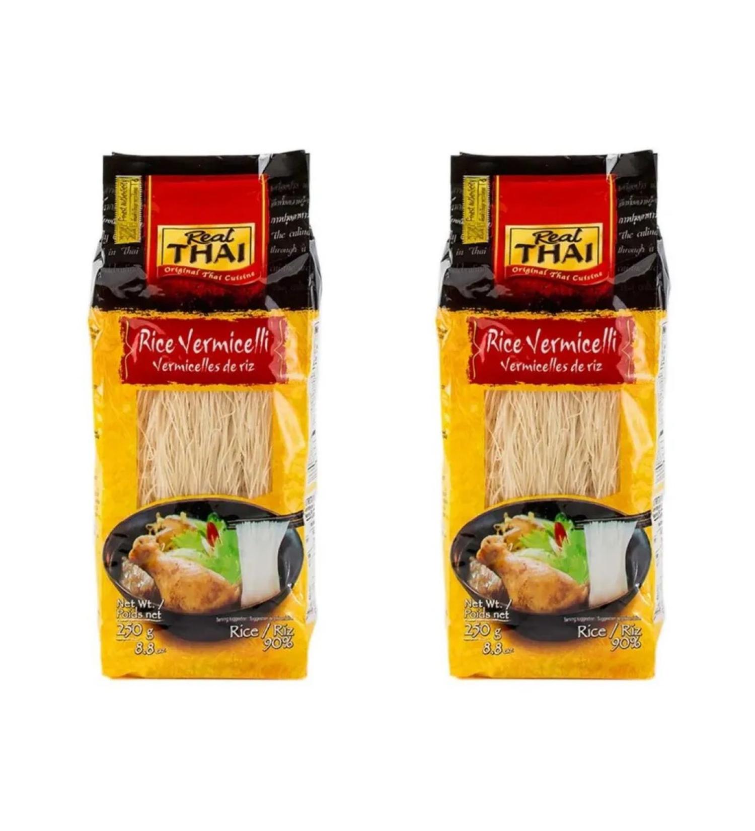 Real Thai Vermicelli rice 250 g 2 pcs - Buy Online on GoSupps.com