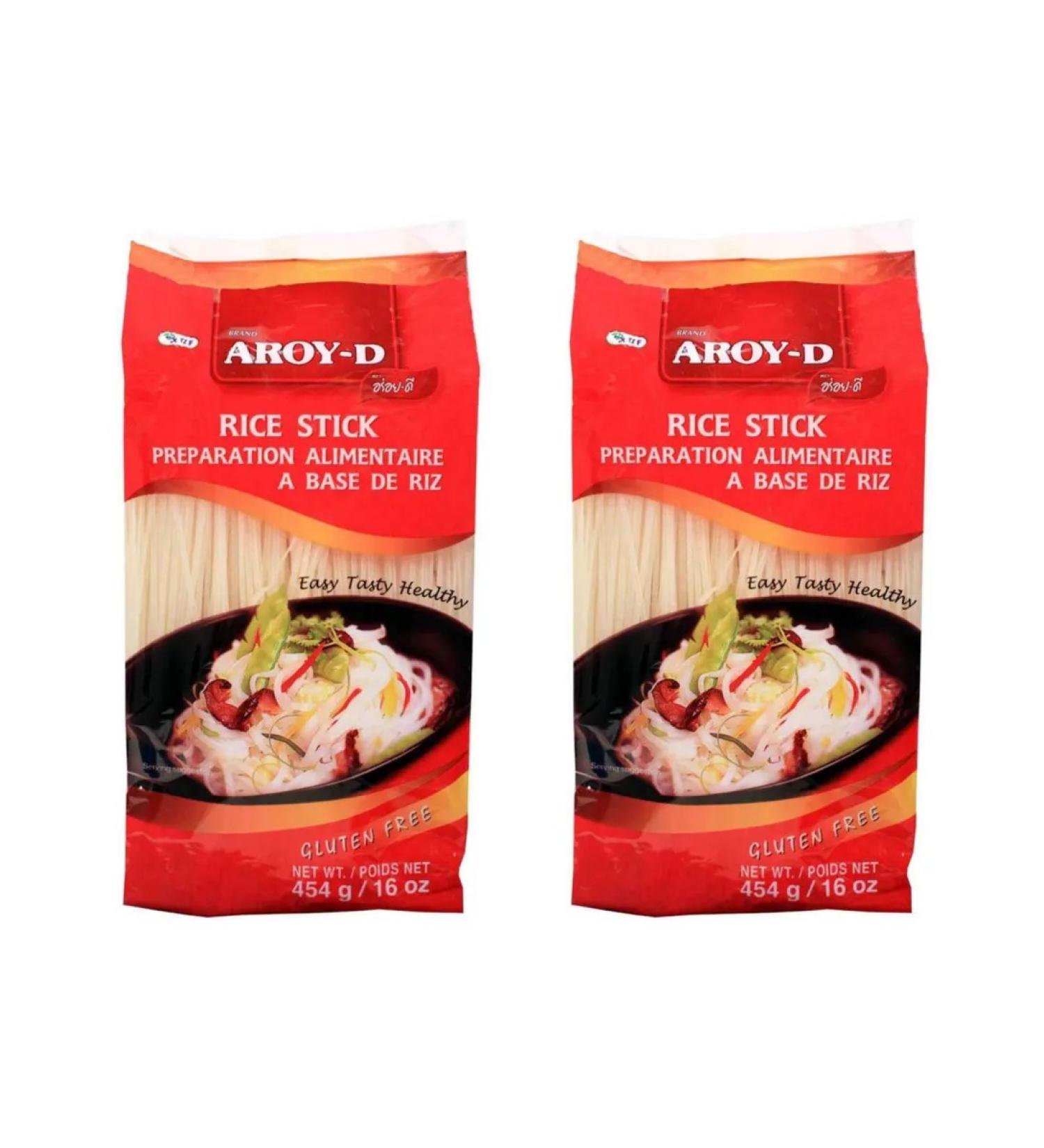 Aroy-D Lapsha rice 3 mm 454 g 2 pcs - Buy Online on GoSupps.com