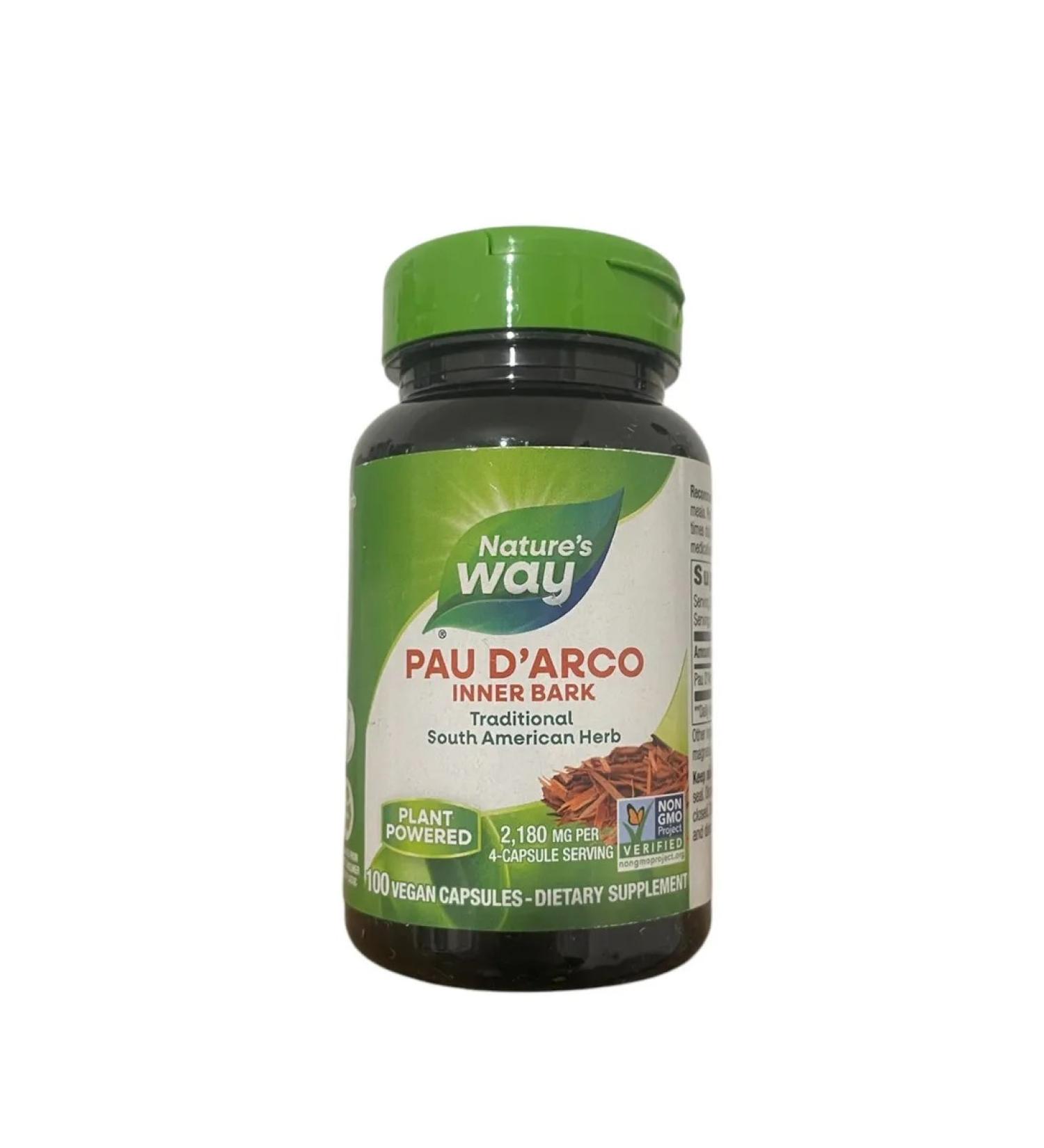 Nature's Way Pau d'Arco ants of an ant 545 mg 100 vegets. Capsul