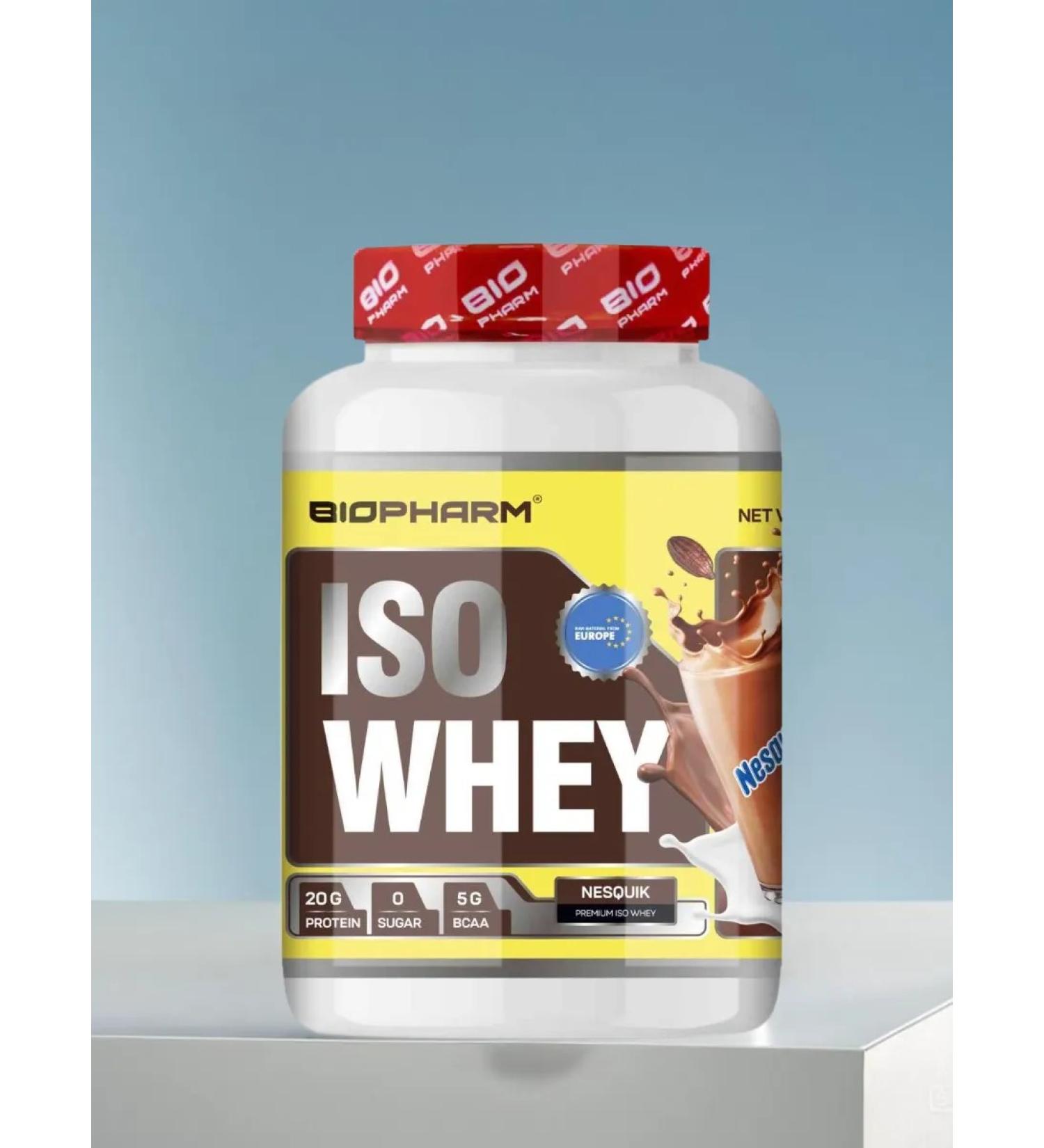 BioPharm Protein protein Premium ISO Whey Nesvik 908g