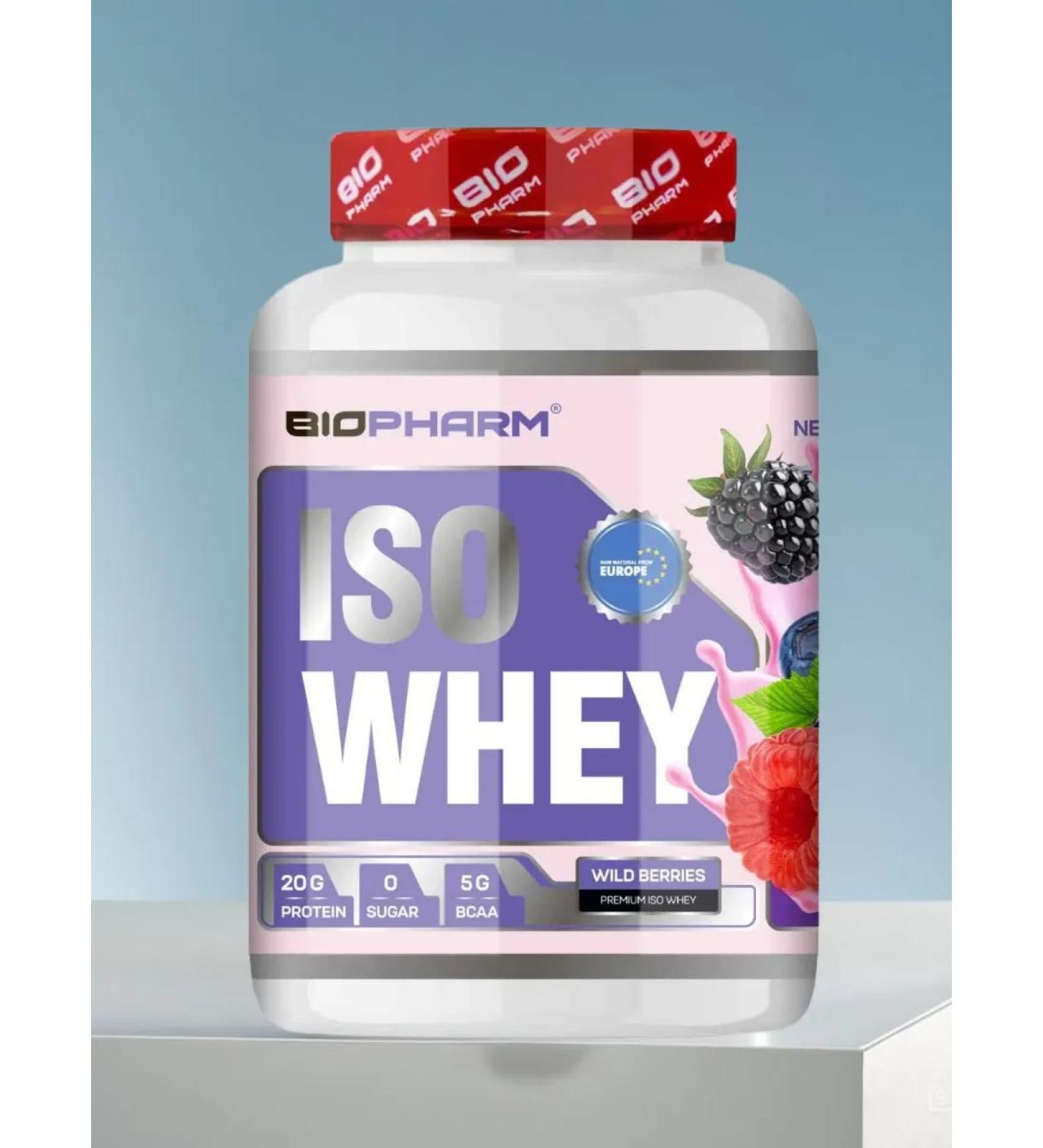 BioPharm Protein protein Premium ISO Whey Forest Berries 1920