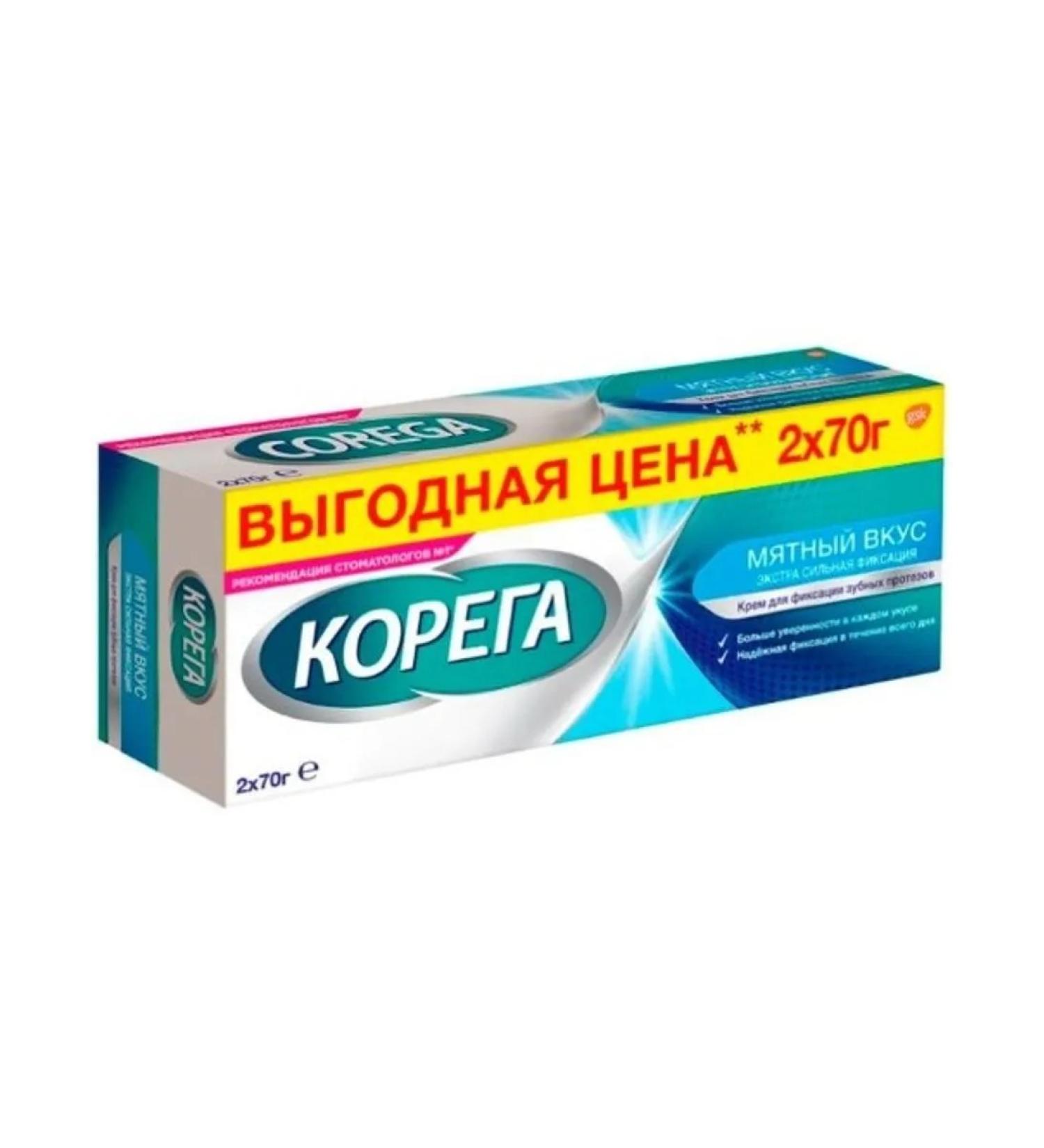 Korega Cream for fixing dentures mint taste 70.0 N2