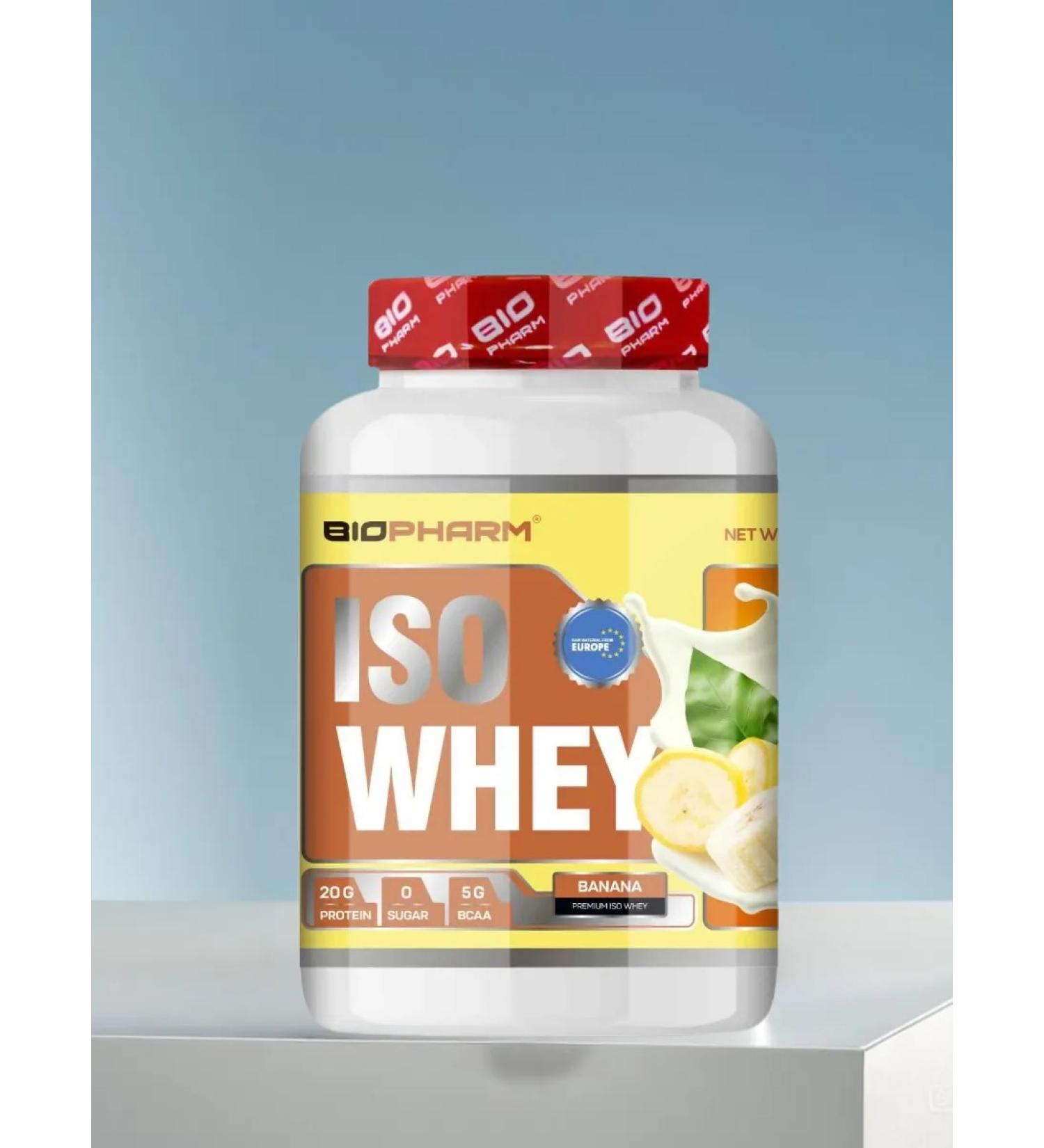 BioPharm Protein protein Premium ISO Whey Banana 908g