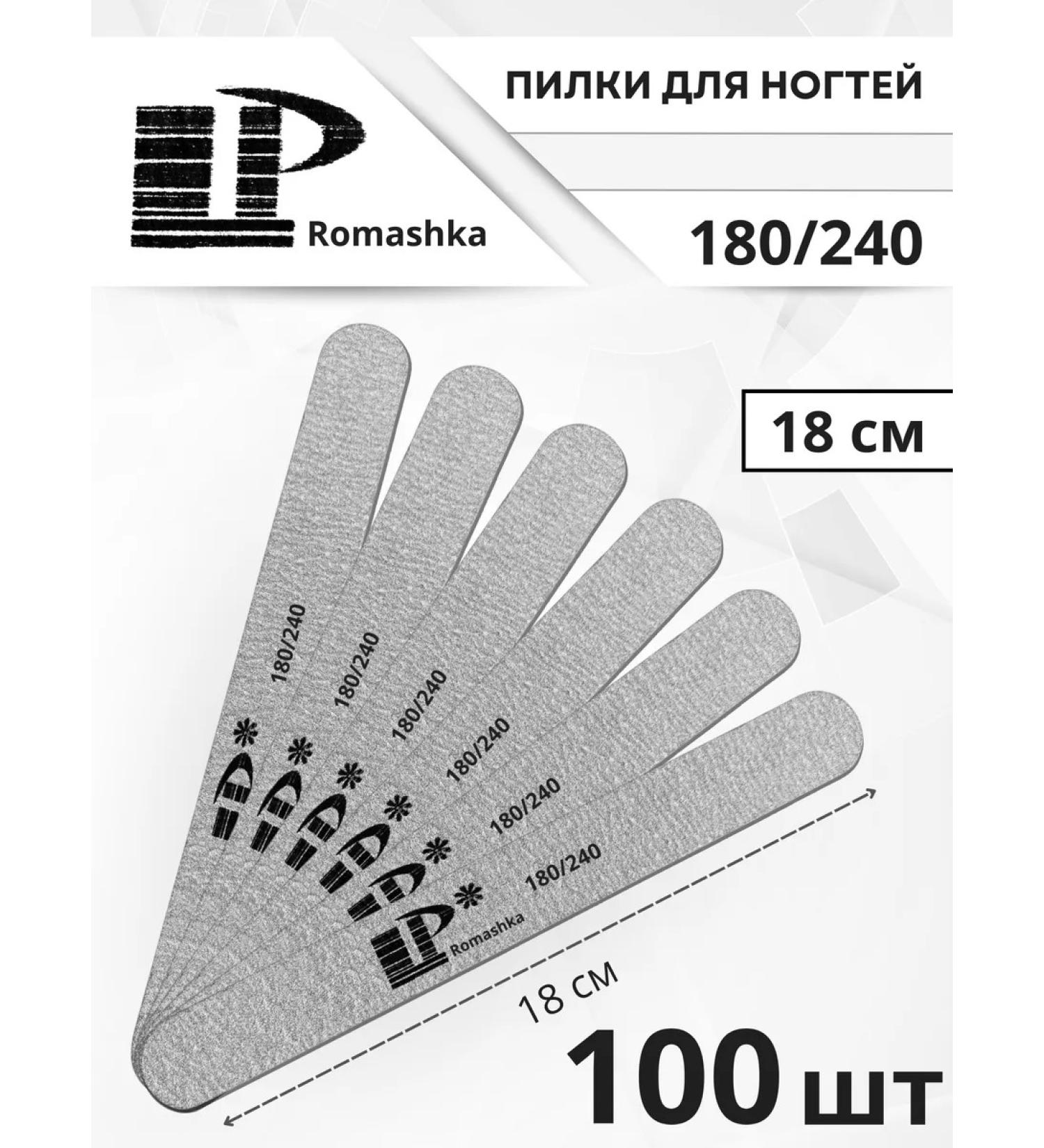 LPNails Brand Nails for nails 18 cm 180 240 grit - 100 pcs - Buy Online on GoSupps.com