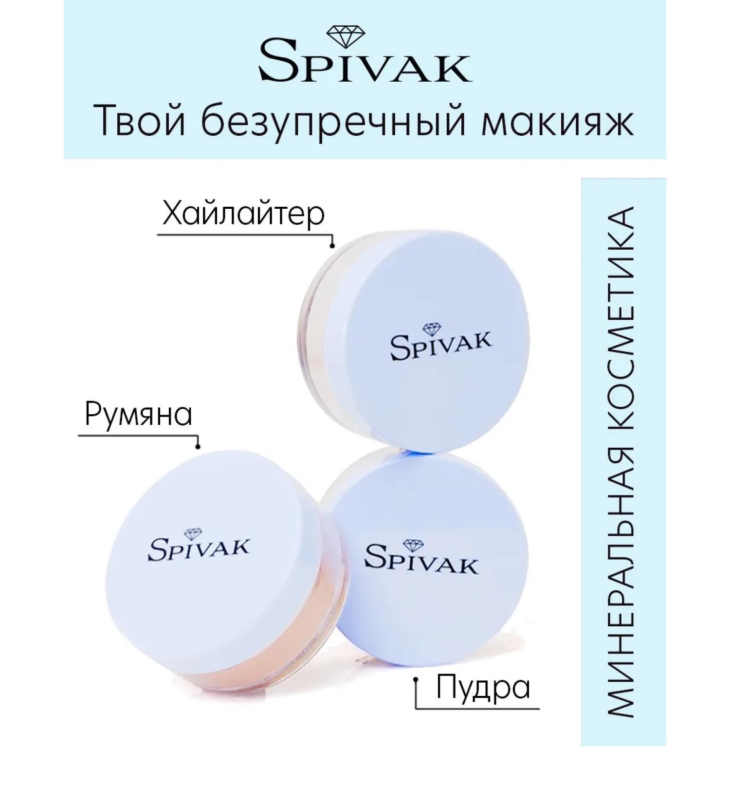 Spivak Set of decorative cosmetics powder highlighter blush - Buy Online on GoSupps.com