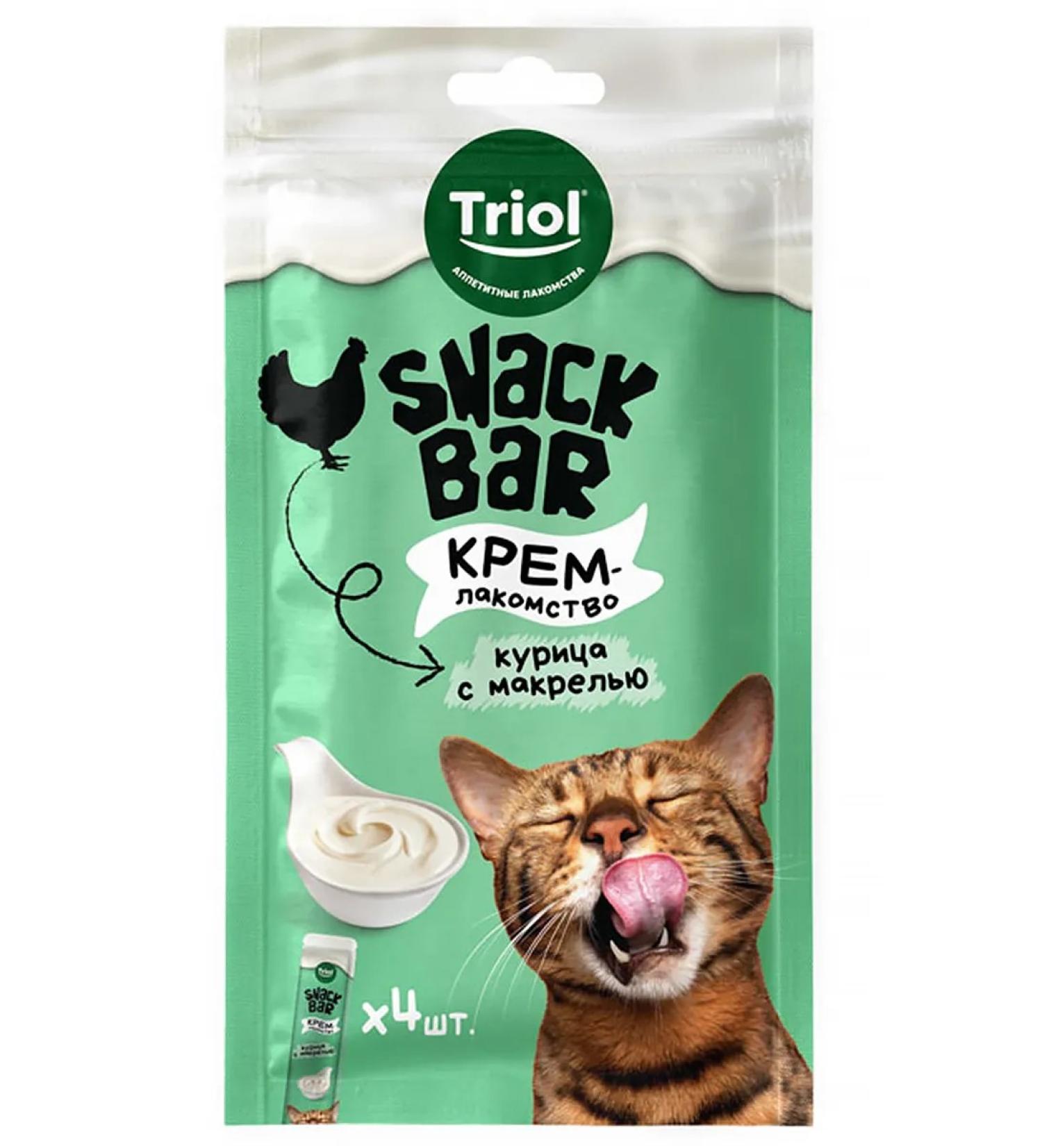 Triol Cotton treat "Cream made of chicken with macrel" 40g