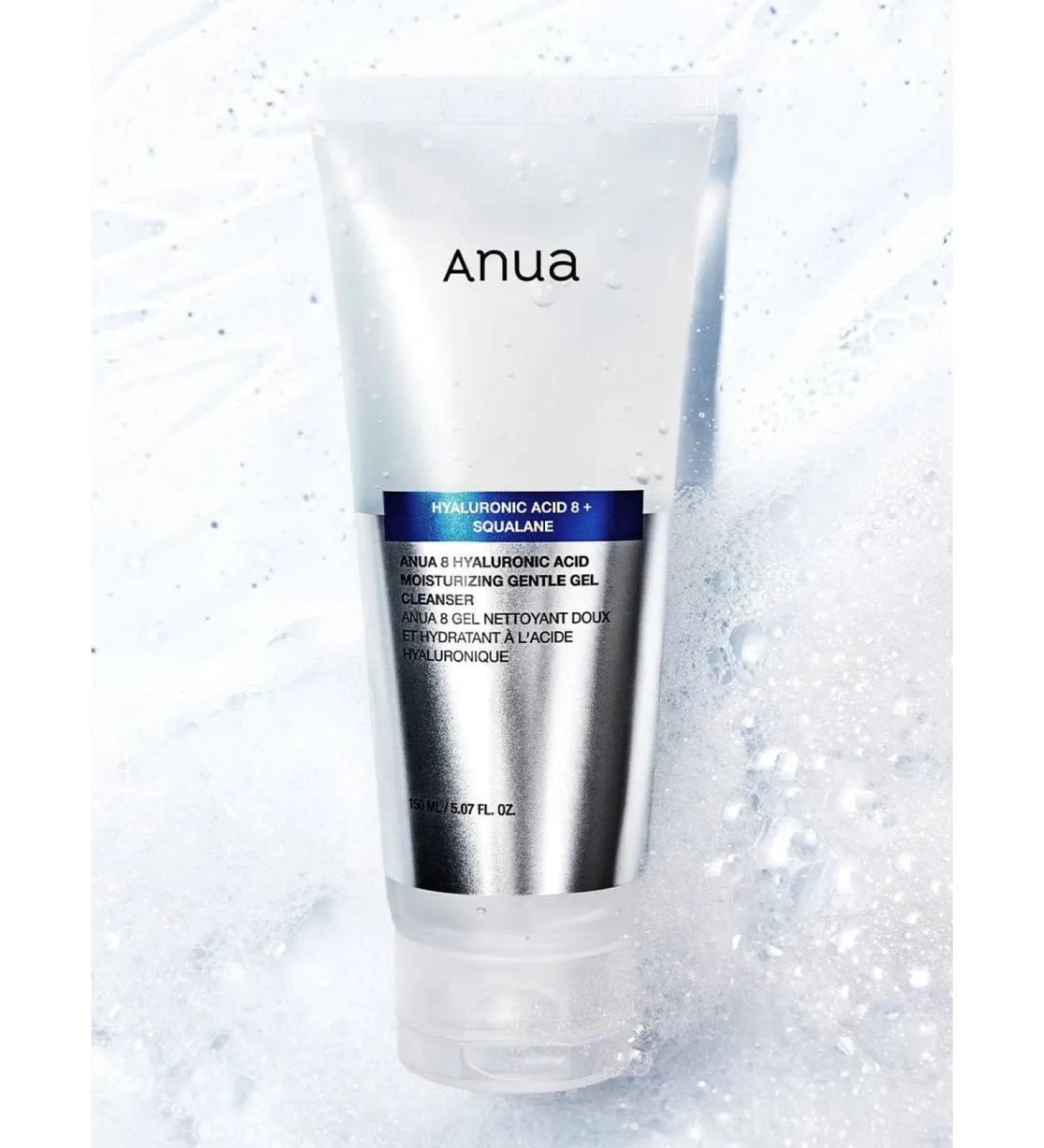 Anua Hyaluronic Moisturizing Gentle Gel Cleanser face - Buy Online on GoSupps.com