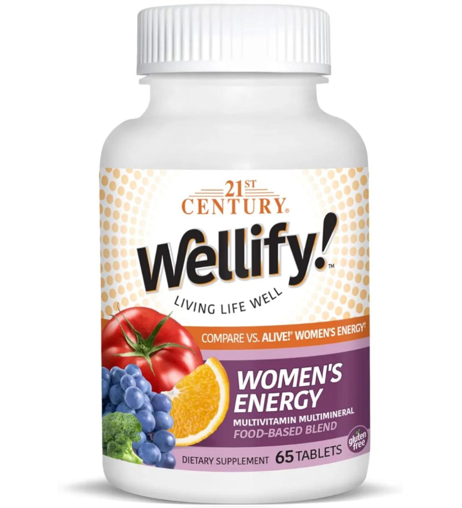 21st Century Wellify Womens Energy 65 Tab (vitamin female complex) - Buy Online on GoSupps.com