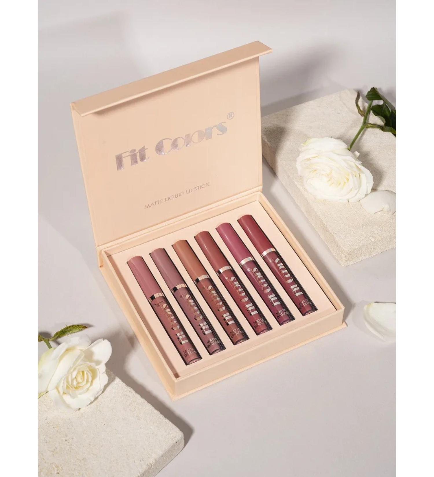 BONU COSMETICS A set of liquid matte lipsticks for lips 6 pcs - Buy Online on GoSupps.com