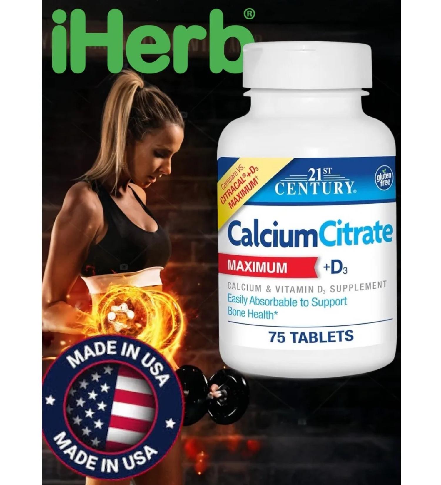iherb Calcium Citrate Plus D3 - Buy Online on GoSupps.com