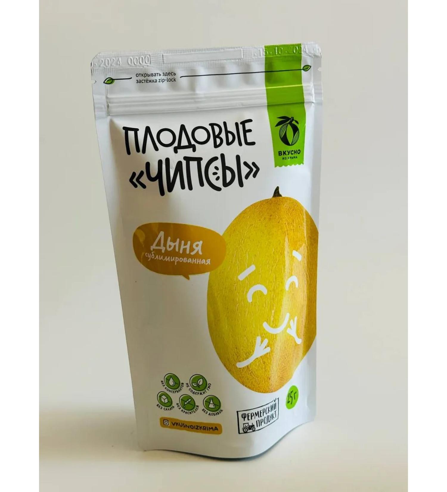 Delicious from Crimea Fruit melon chips 25g