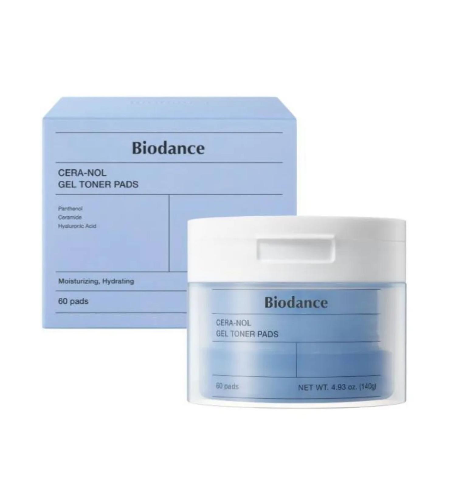 BIODANCE Toner Faces Cera-Nol Gel Toner Pads - Buy Online on GoSupps.com