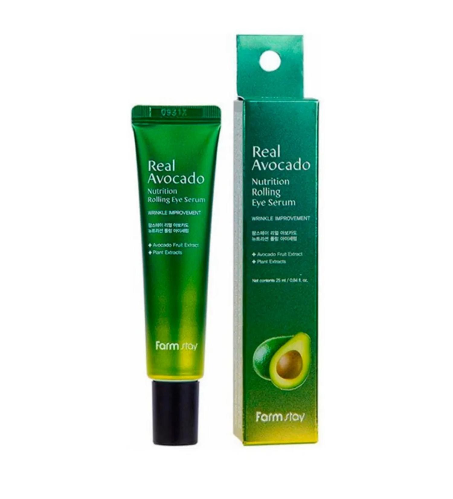 Family Cosmetics Moisturizing serum Roller for the eyes with avocado 25ml - Buy Online on GoSupps.com