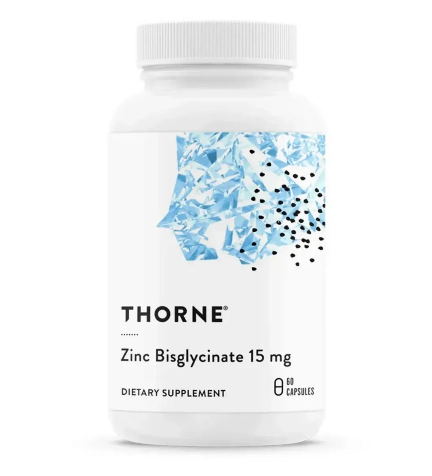 Thorne Research Zinc Helat bislycinate 15 mg 60 capsules - Buy Online on GoSupps.com