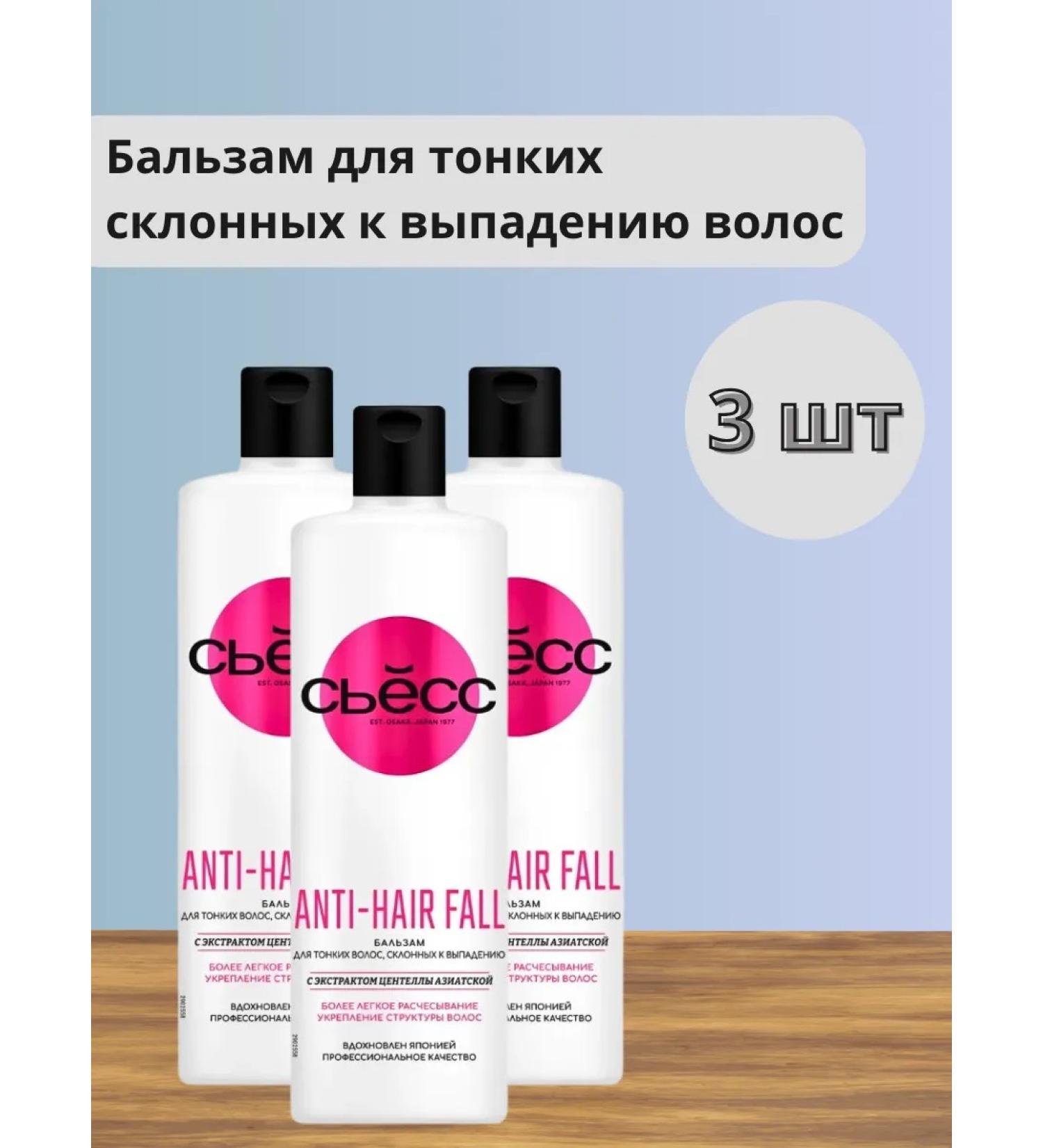 Syoss Set 3 pcs Balm for thin hair Anti-hair Fall 450 ml