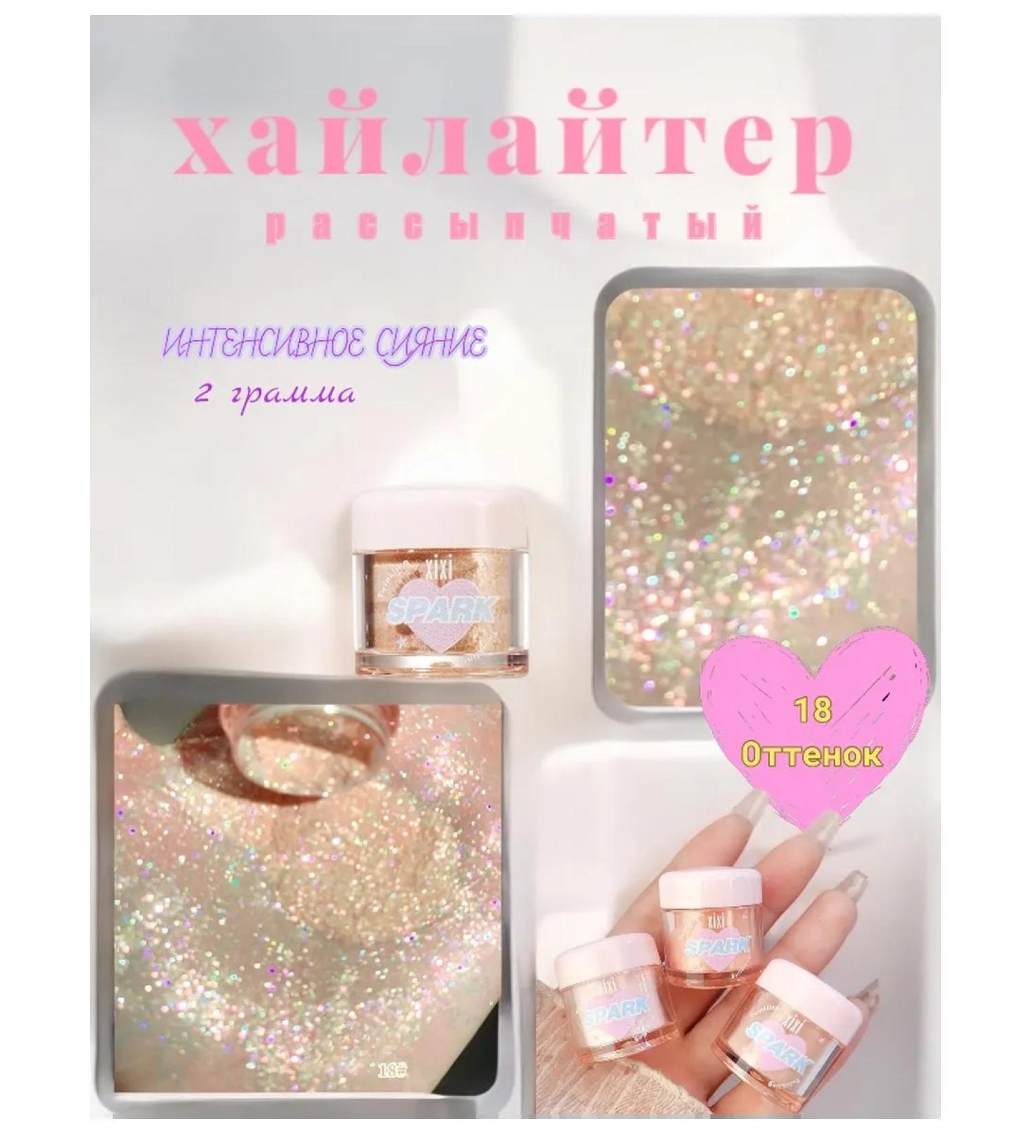 Tintoff Highlighter scattered for the face and body #18 - Buy Online on GoSupps.com