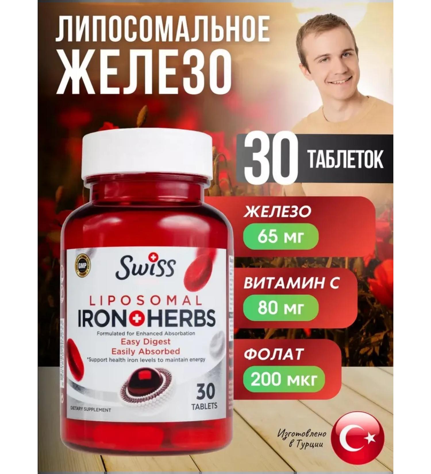 Swiss Liposomal iron bisglcinate complex - Buy Online on GoSupps.com