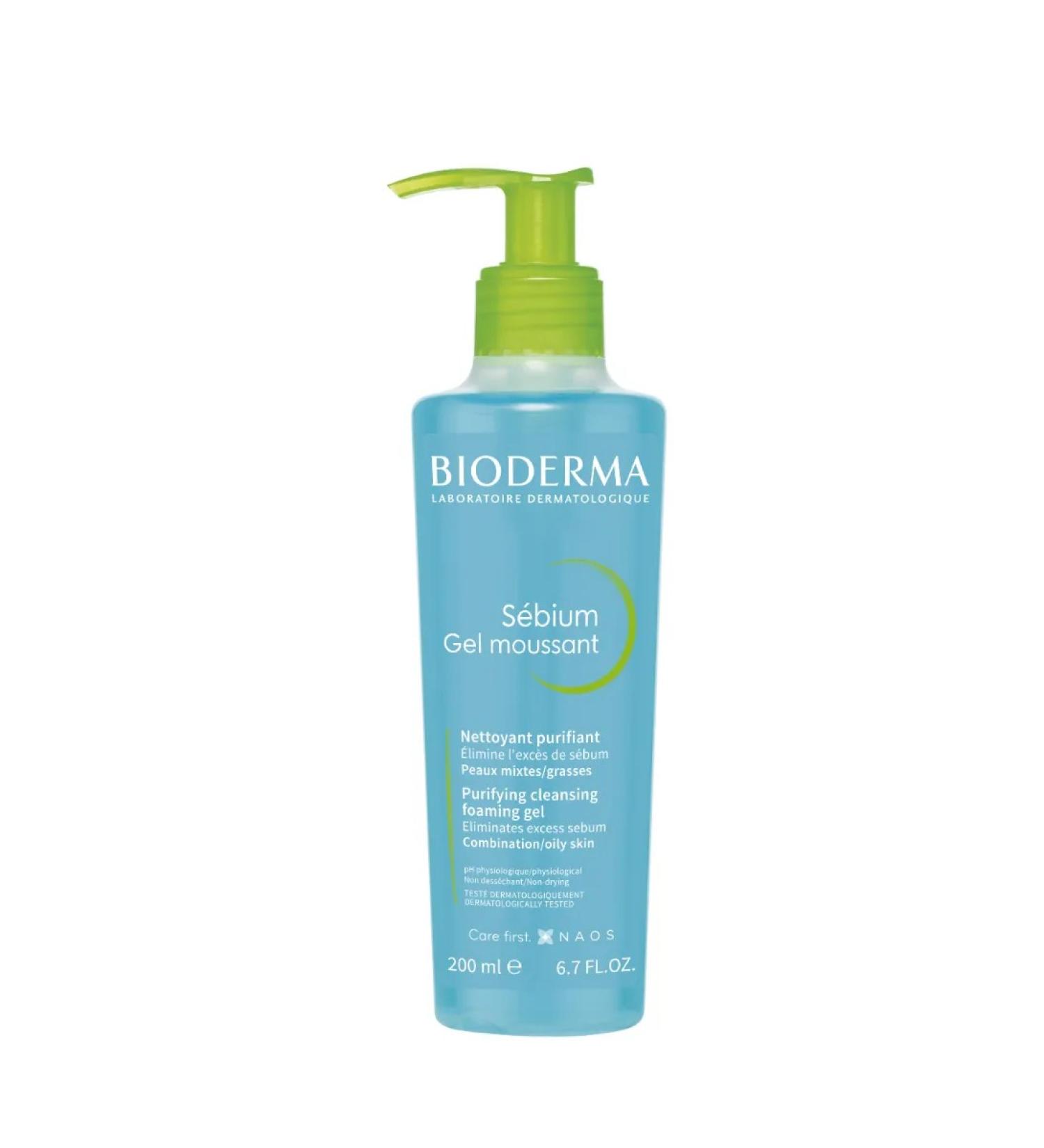 Bioderma Sebium Cleaning Gel (pump) 200 ml