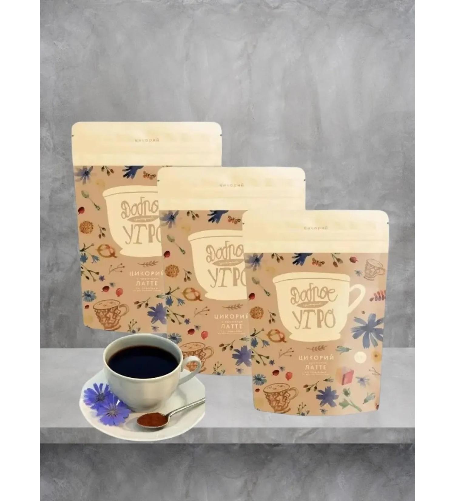 Good morning Tsikoria soluble natural "Latte" 80 gr. 3 pcs