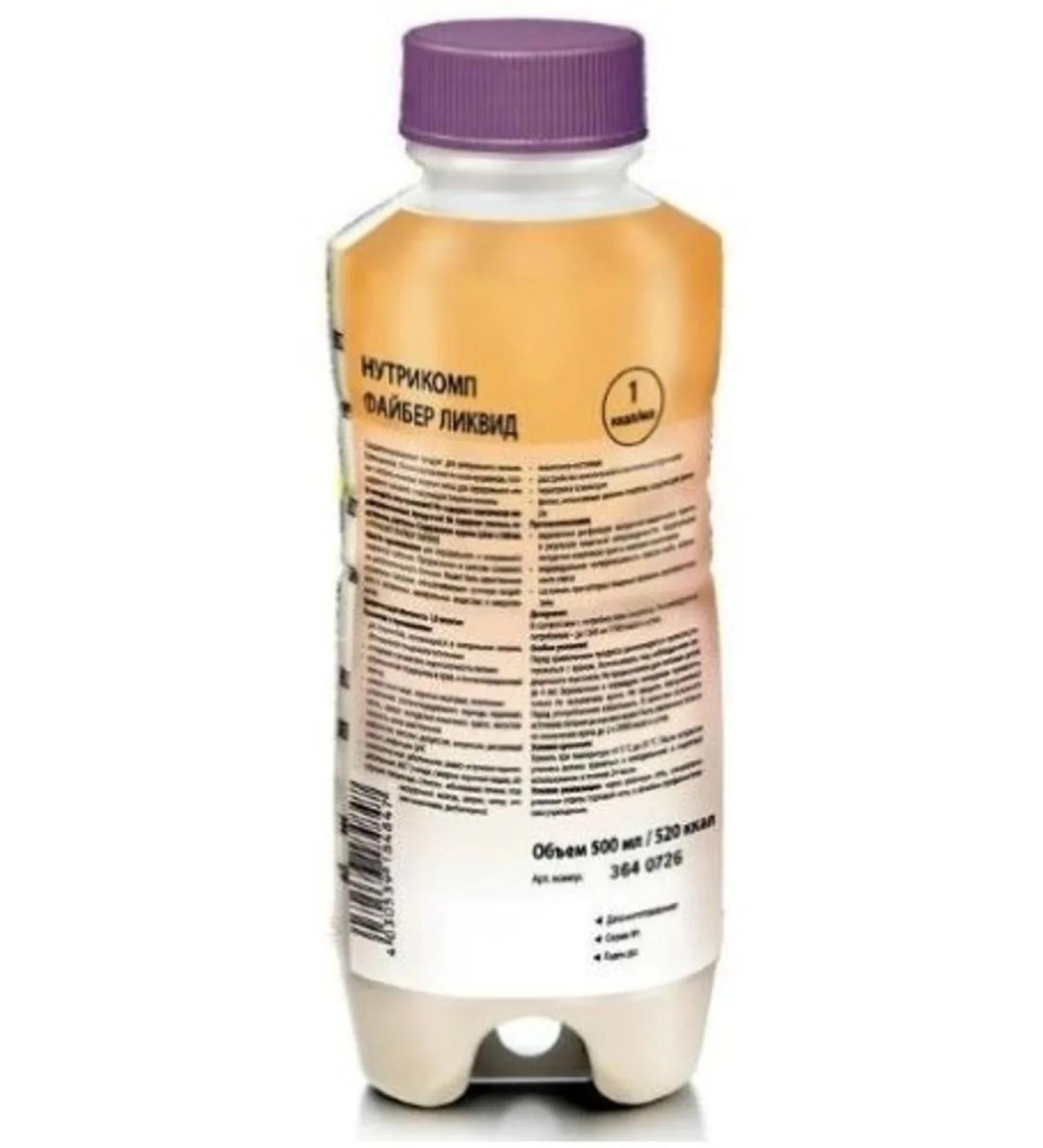 NUTRICOMP Fayber liquid neuter taste 500ml 3 pcs