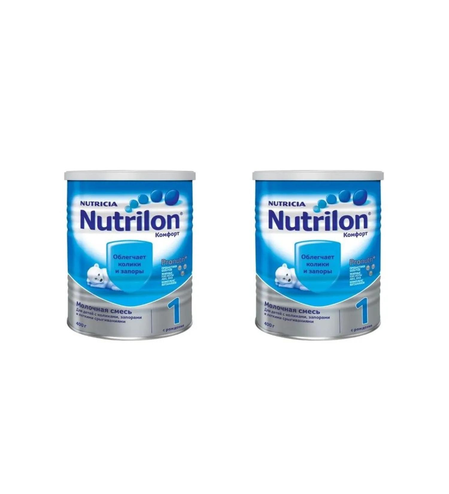 nutrilon-1 comfort dry mixture 400.0 2 pcs - Buy Online on GoSupps.com
