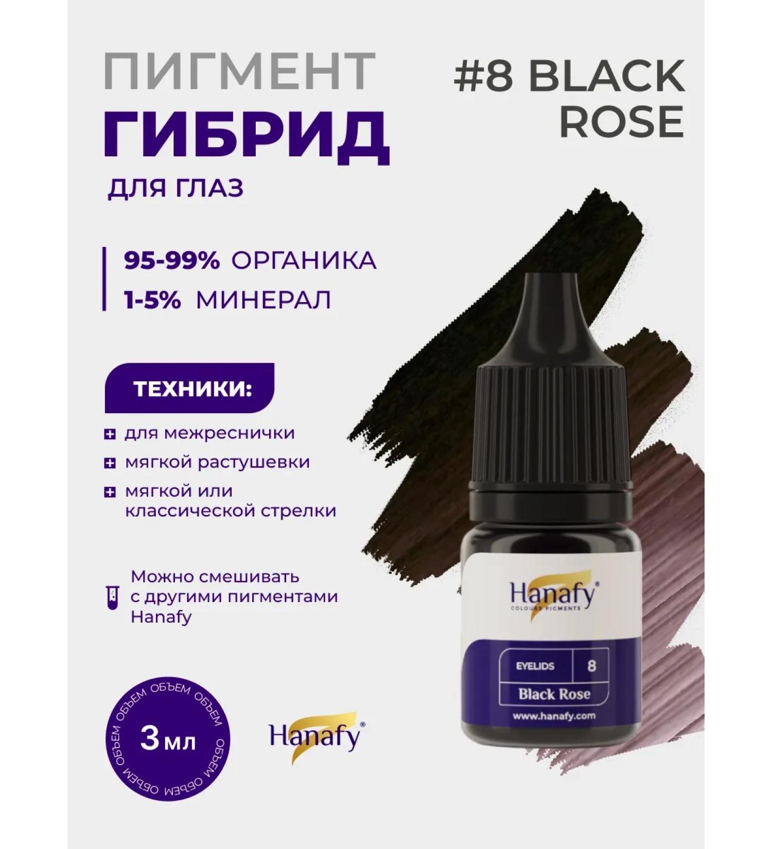 Hanafy Pigment for permanent makeup and tattooing eyelids No. 8 3 ml - Buy Online on GoSupps.com