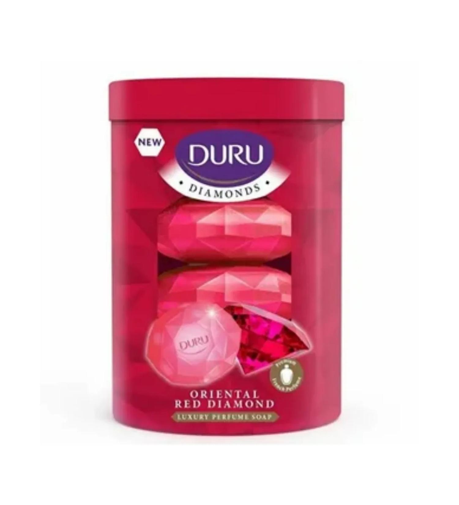 DURU Soap toilet diamonds pink sapphire set 4 pcs