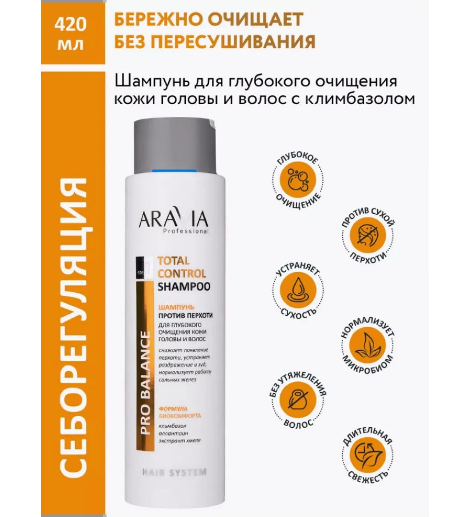 ARAVIA Dandruff shampoo for deep cleansing - Buy Online on GoSupps.com