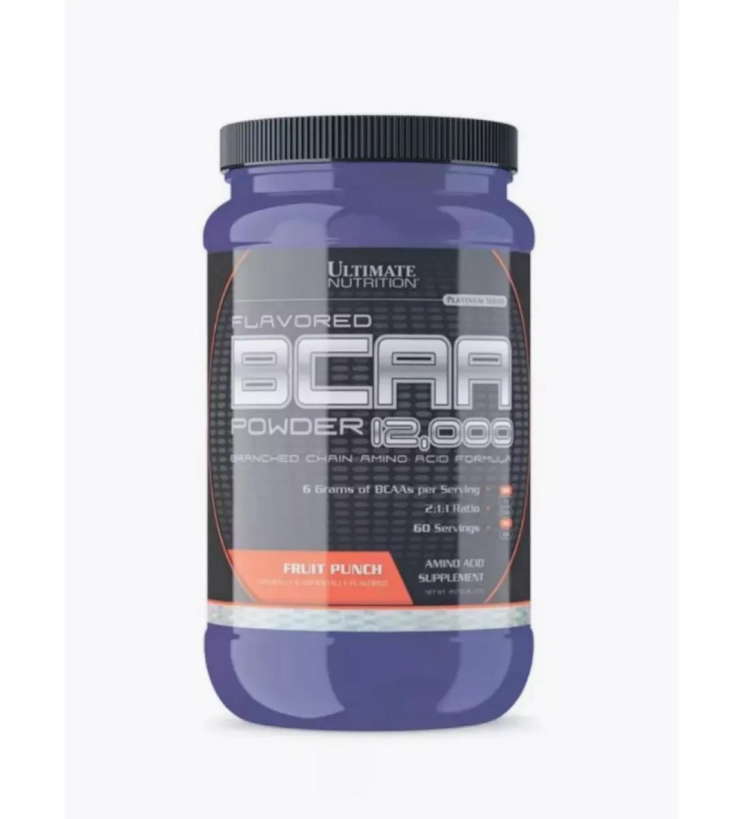 Ultimate Nutrition BCAA amino acids 12000 457 g fruit punch - Buy Online on GoSupps.com