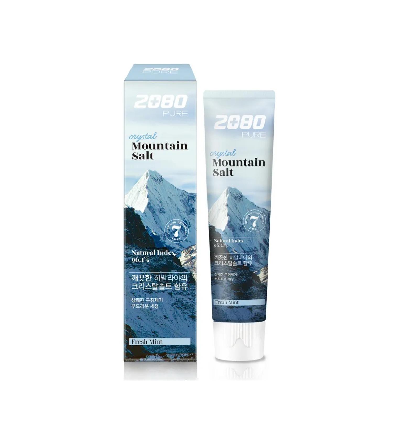 Dental Clinic 2080 Mountain Salt toothpaste 120g.*2pcs