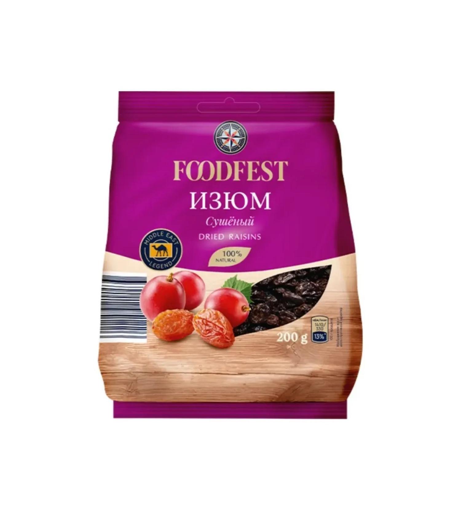 Raisins Foodfest dried 200g*4pcs