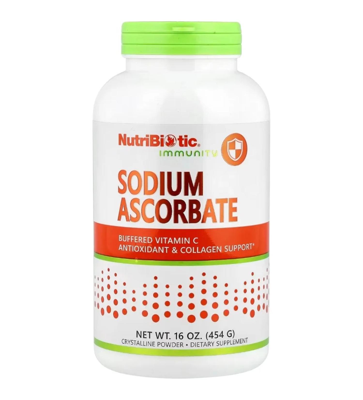 NutriBiotic Sodium ascorbate vitamin C 454 grams powder