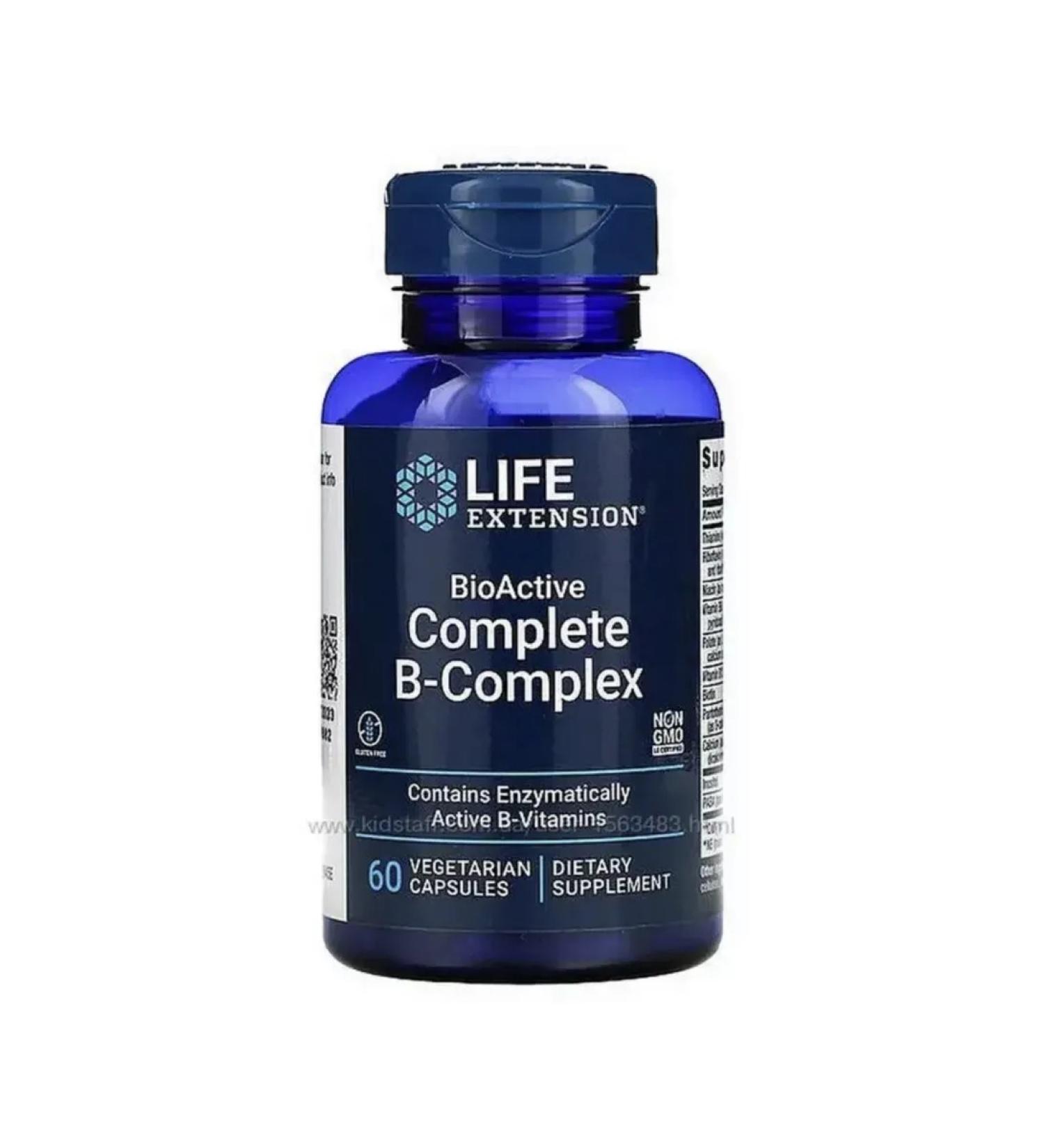 Life extension B-comprehensive vitamins (b-complex) 60 veg caps