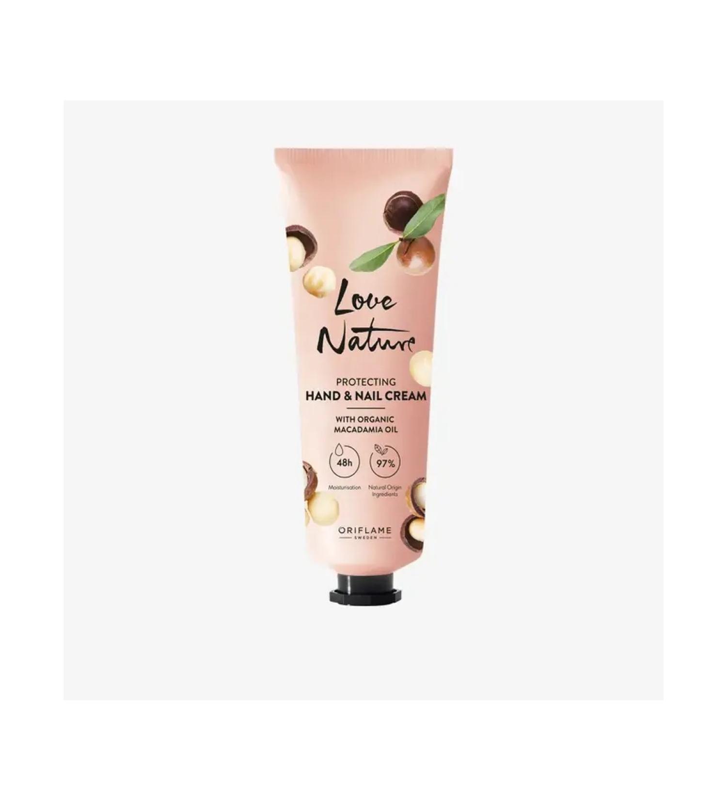 Oriflame Protective hand cream with macadamia oil Love Nature - Buy Online on GoSupps.com