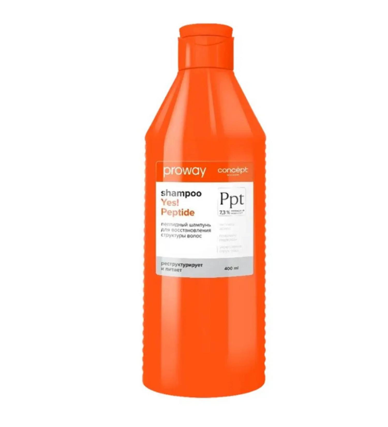 CONCEPT ProWay Peptide shampoo to restore hair structure 400 ml